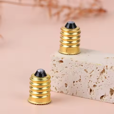 2Pcs E14 Candelabra to E12 Chandelier Candle LED Halogen Lamp Holder Bulb Base Light Holder Socket A