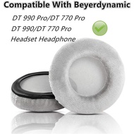 DT770 Velour Ear Pads Replacement Cushions Earpads Foam Pillow Compatible with Beyerdynamic DT 990 P