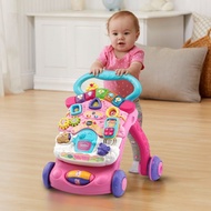 Vtech　2合1多功能寶寶學步車-粉