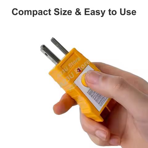 Outlet Tester For Grounding Products, Outlet Tester With GFCI, Electrical Receptacle Tester, Plug Te