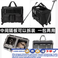 Get HY-6/Hatchback Oversized Pet Trolley Bag Cat Bag Trolley Breathable Portable Pet Cage Small and 