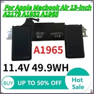 11.4V 49.9WH A1965 Battery For APPLE MacBook Air 13 inch A1932 2018 2019 A2179 Early 2020 Laptop Bat