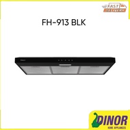 Firenzzi FH-913 BLK Black Slim Cooker Hood