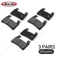 Arashi Motorcycle Front Brake Pad Brake Rotor Disk Disc Organic Pads For KAWASAKI NINJA ZX-6R ZX6R Z