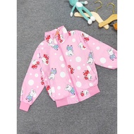 WindJacket pink pig girl 994