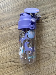 กระติกน้ำ หลอดดูด มีสาย เล็ก 400มล. Smiggle Bottle Strap-un n down - lilac