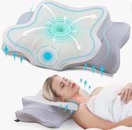 New 12Cm Thickness Butterfly Pillow Anti-Snoring Ergonomic Memory Foam Cervical Pain Neck Pain Relief Spine Care