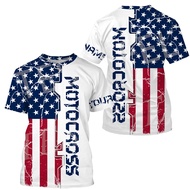 Custom Name Camo Extreme Motorcycle MX Moto Bike Shirts Tattoo 3DPrint Summer Harajuku Casual Vintag