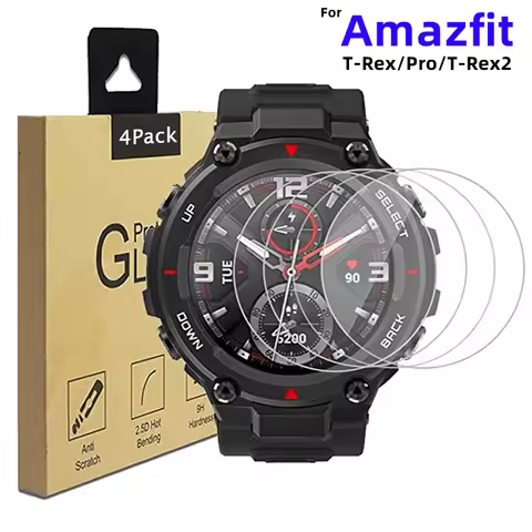 For Amazfit T Rex Pro T-Rex 2 Screen Protector Tempered Glass Amazfit TRex 2 T-Rex Pro Protective Fi