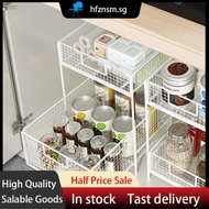 [48H Shipping]Pull-out Storage Rack Sink Pull-out Cabinet Household Cups Bowl and Dish Storage Rack Bathroom Drawer Pull-out Basket