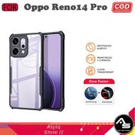 Oppo Reno 14 Pro 14 14F Sockproof Transparent Full Cover Casing