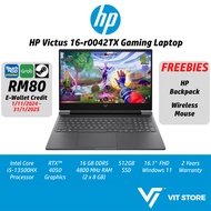 Laptop HP Victus 16-r0042TX 7Z785PA Perak Intel i5-13500HX RTX 4050 16GB DDR5 4800MHz 512GB SSD 16.1