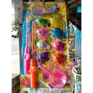 Fish FISHING TOY B.1152 2 pcs FISH FISHING + 8pcs FISH + FISH CATCHER NET