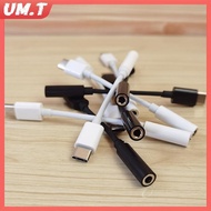 UM.T Type-C To 3.5mm Earphone Cable Adapter Type C Male To 3.5 AUX Audio Female Ja