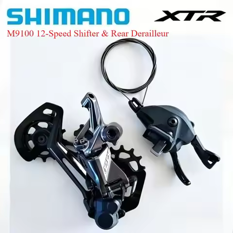 SHIMANO XTR M9100 1x12S Groupset Mountain Bike SL-M9100-R Shifter RD-M9100 Rear Derailleur SGS 12 Sp