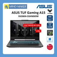 Asus TUF Gaming A15 FA506N-CGHN069W NoteBook / R7-7445HS / Win11 / 16GB RAM / 512GB SSD / RTX3050 / 