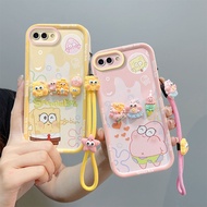 Casing Oppo A3S / A12E TPU 3D kartun telefon bimbit dengan tali tangan XXTYGZ3.