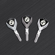 Motorcycle key blank metal keychain for BMW C600 Sport C650 Sport C650GT