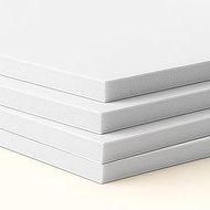 Pegasus Rigid White Board, Pack of 4, A4, Thickness 10 mm, Alternative to Feather Cardboard, Lightwe