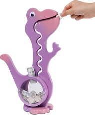 Dinosaur Piggy Bank Boalord for Girls Boys Kids Big Animal Personalized Wooden Coin Bank Money Savin