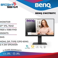 BENQ 24" 27" BENQ MONITOR GW2485TC GW2785TC / IPS / 1920x1080@75HZ FHD