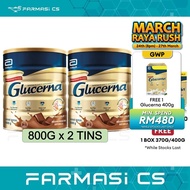 Abbott Glucerna Chocolate 800g x 2 Tins (TWIN) EXP:02/2026 [ Manage glucose level, susu, milk ]