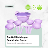 Carin cocktail set + sendok