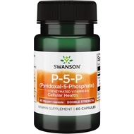 Swanson P-5-P 40mg 60 tablets Vitamin B6 Nerve Support Supplement