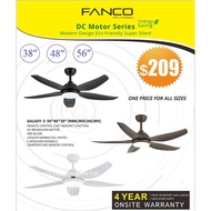 [INSTALLATION] - FANCO GALAXY - 5 38 / 48 / 56 Inch DC Motor Ceiling Fan with 3 tone LED Light and Remote Control