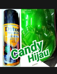 Pilok Pilox Diton Premium Candy Tone Green Hijau 9307 Candy Candi tion Hijau Cat Mobil Motor 400ml