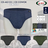 3Pcs CD MEN'S UNDERWEAR AGREE AG123 M-XXL