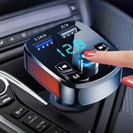 Car FM Transmitter Bluetooth 5.0 Handsfree Car Kit Audio MP3 Modulator 3.1A Player Audio Receiver 2 