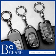 BCTPU Remote Car Key Case for Honda Civic Accord Vezel Fit CRV HRV Crz Hrv Polit Jazz Jade Protector Shell Keychain Auto Accessories
