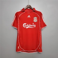 06-07 Liverpool Home Retro Soccer Jersey Football