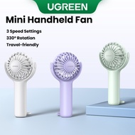 UGREEN Mini Fan 3-Speed 330° Rotatable Strong Wind Adjustable Portable Pocket Fan