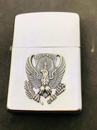 Eblem Chim Quân sự Pin Mỹ Rin hãng  dán Zippo