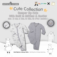 Baabaasheepz Romper Baby Zip Cute Romper Jumpsuit Baby Clothes