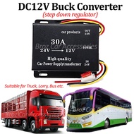 DC24V to 12V 20A 30A 45A 60A 80A Car Power Supply Buck Converter Car Transformer Truck Lorry Bus DVD
