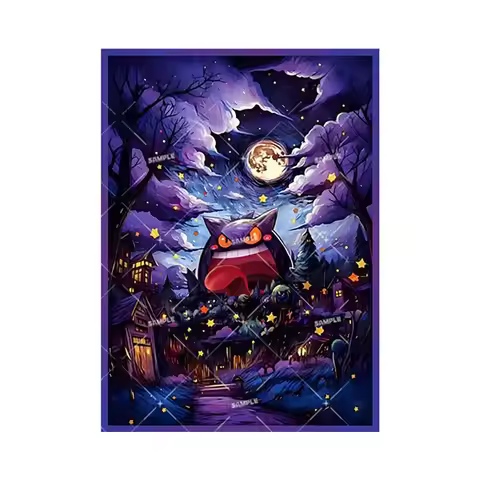 60PCS 66x91mm Anime Card Sleeves Illustration Outer Protector Shield Card Cover for PKM PTCG MTG TCG