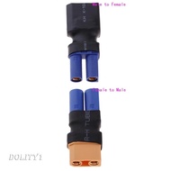 1 PC XT90 Male / Female Plug To EC5 Male / Female Plug Adapter Battery ESC Converter Connector RC Mo