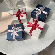 Bow Ring Earring Gift Box Large Size 6.5 * 6.5CM Accessories Jewelry Box Jewelry Box Ring Box
