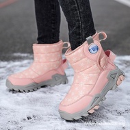 Outdoor Sports Boys Girls Shoes High-Top Wolf Claw Snow Boots Crunches Cotton Shoes Steel Claw Snow 