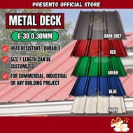 (8 FEET TO 12 FEET) G-30 0.30MM METAL ROOFING ZINC METAL DECK ZINK KILANG ZINK WARNA ZINK ATAP