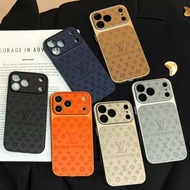 2025 Fashion Plated Leather Shockproof Phone Case, Suitable for iPhone 17 16 15 14 13 Pro Max, 13-16