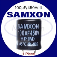 100uF 450V Capacitor 100uF450V 100uF/450V Quantity 1 Piece SAMXON Brand