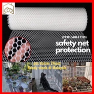 COD✨ 50cm/1m✨Plastic Safety Net Balcony Railing Protection Net Baby Halang Kucing Masuk Pe Mesh Plastik Jaring Pagar阳台网