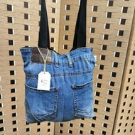 Tote bag denim bag shopping bag ladies bag jeans bag