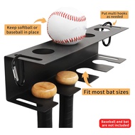【 LCG5】-Baseball Bat Wall Mount Baseball Holder and Bat Rack Mount on Wall for Display Fence Dugout