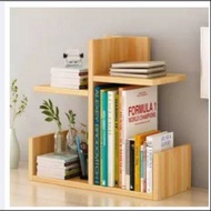 Sturdy Wooden Table Top Book Rack Book Shelf Table Organizer (2kg)