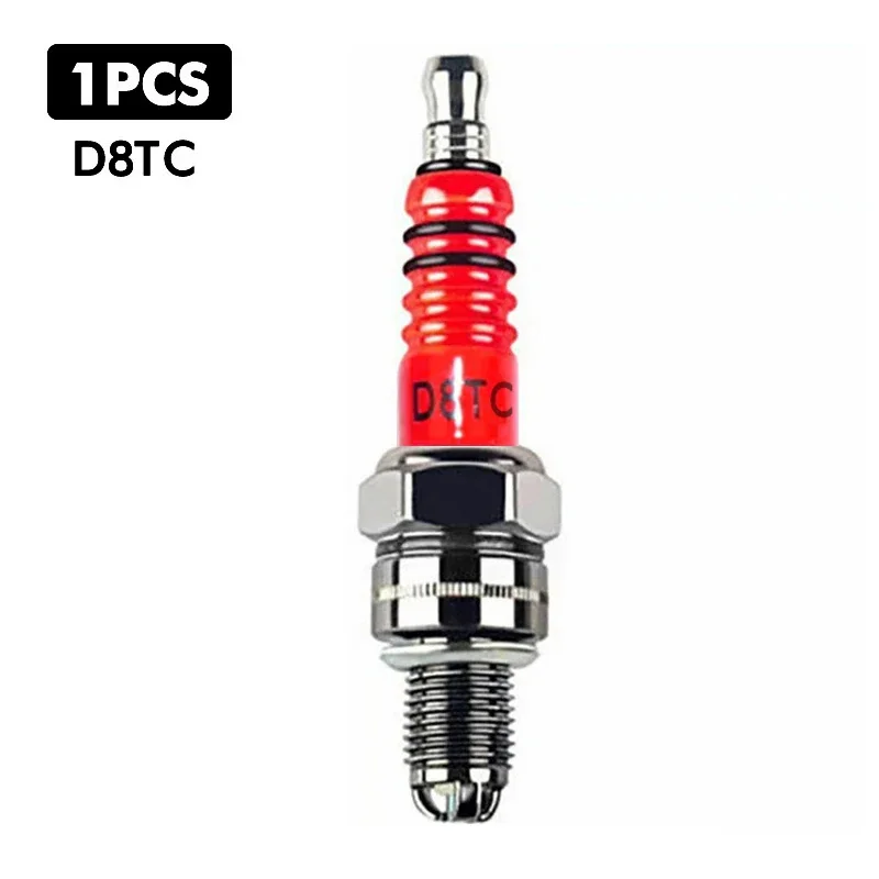 Racing 3 Electrode 10mm Spark Plug A7TC D8TC Fits GY6 50 70 110 125 150CC Atv Scooter Dirt Bike Go K